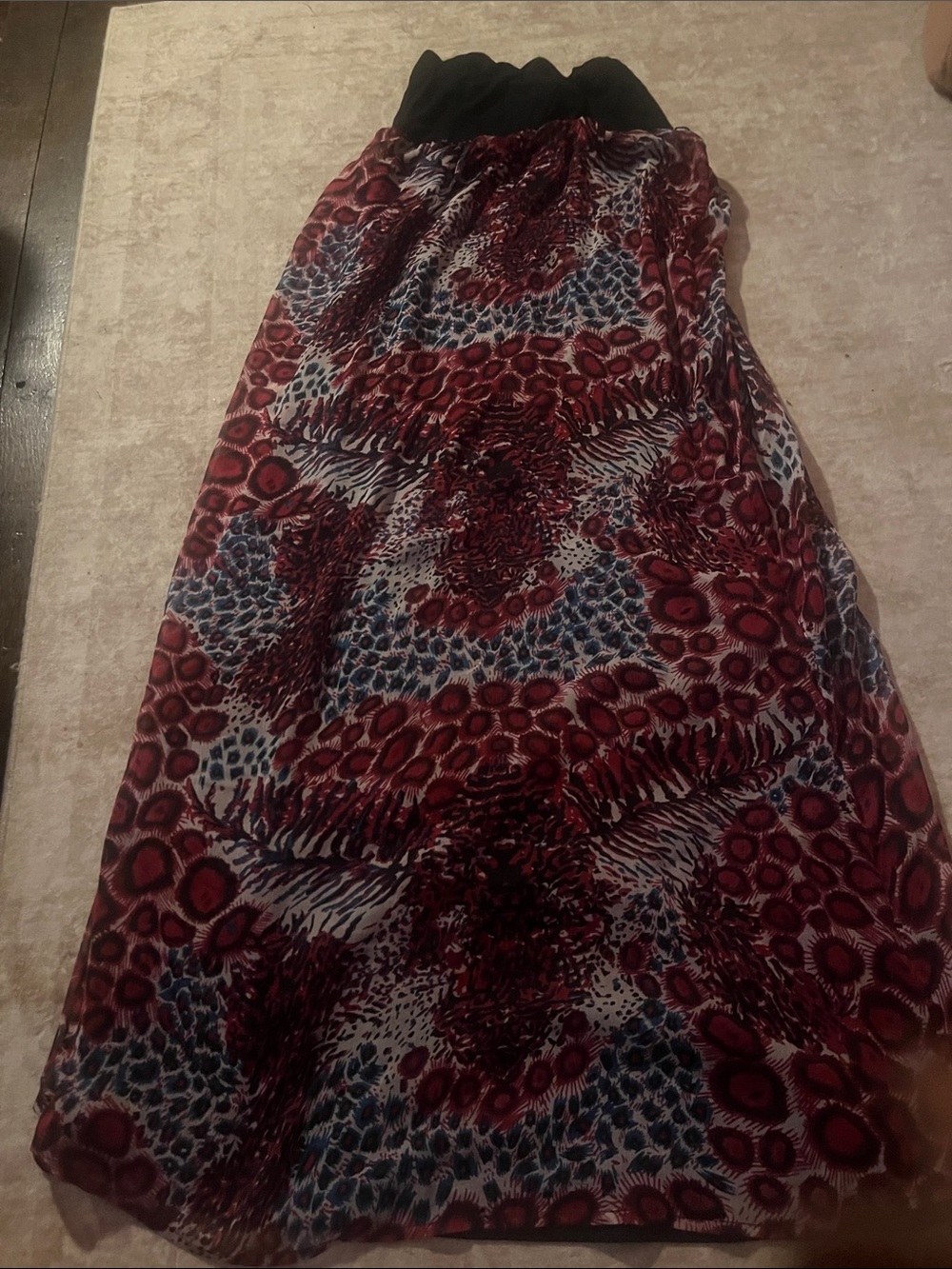Charlotte Russ strapless cheetah design sundress